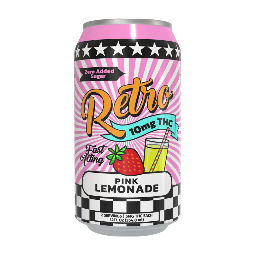 Retro Bakery | Pink Lemonade THC Beverage | 10mg THC