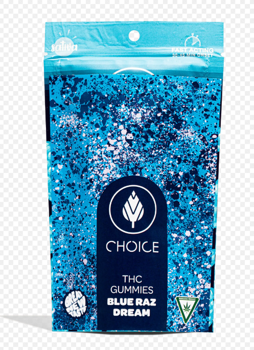 Blue Razz Dream Sativa Gummies | 100mg