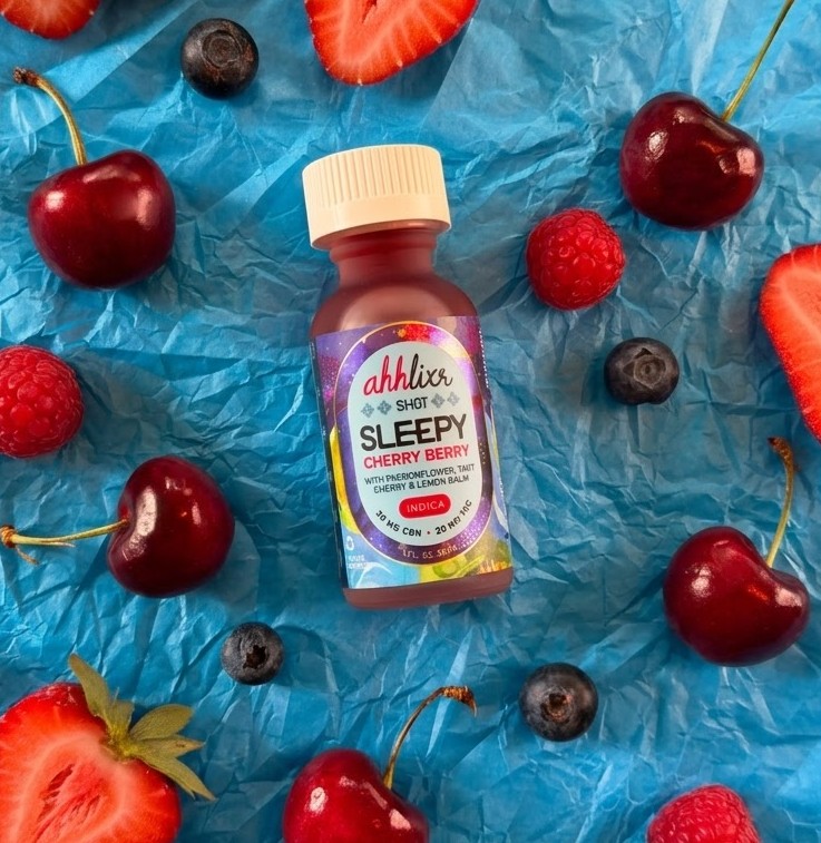 Ahhlixir 1:1 Sleepy Cherry Berry Wellness Shot 20mg (THC:CBN)