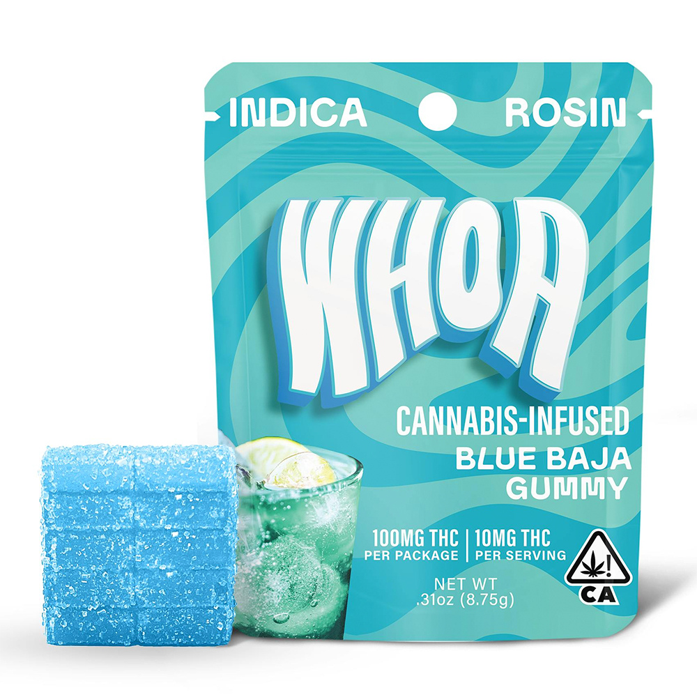 Whoa - Edibles - Rosin - Blue Baja - 100MG