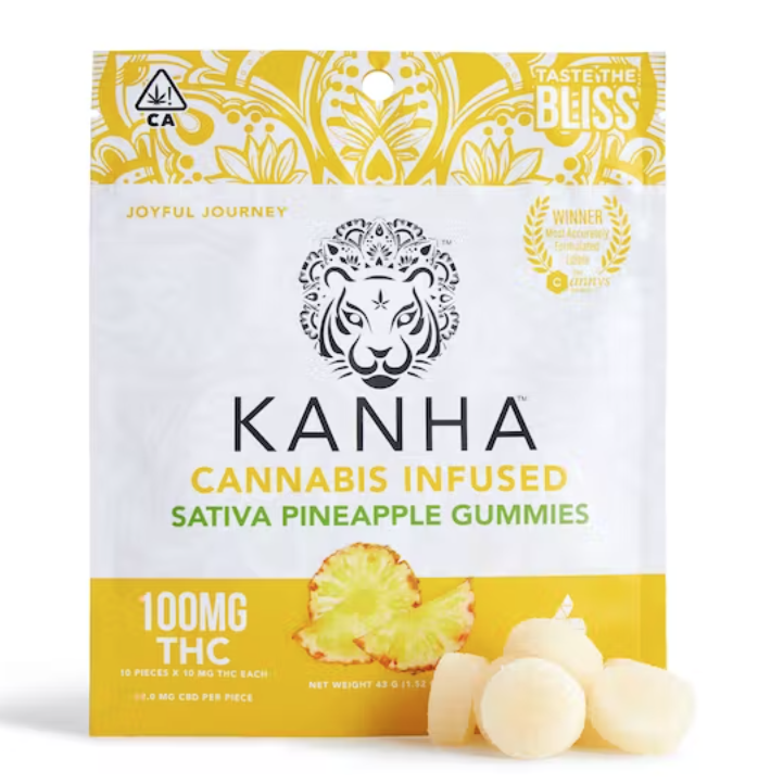 Sativa Pineapple Gummies Kanha