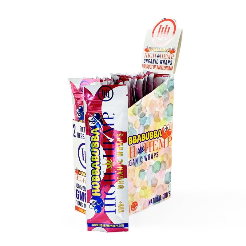 High Hemp Bubble Gum Organic Hemp Blunt Wraps