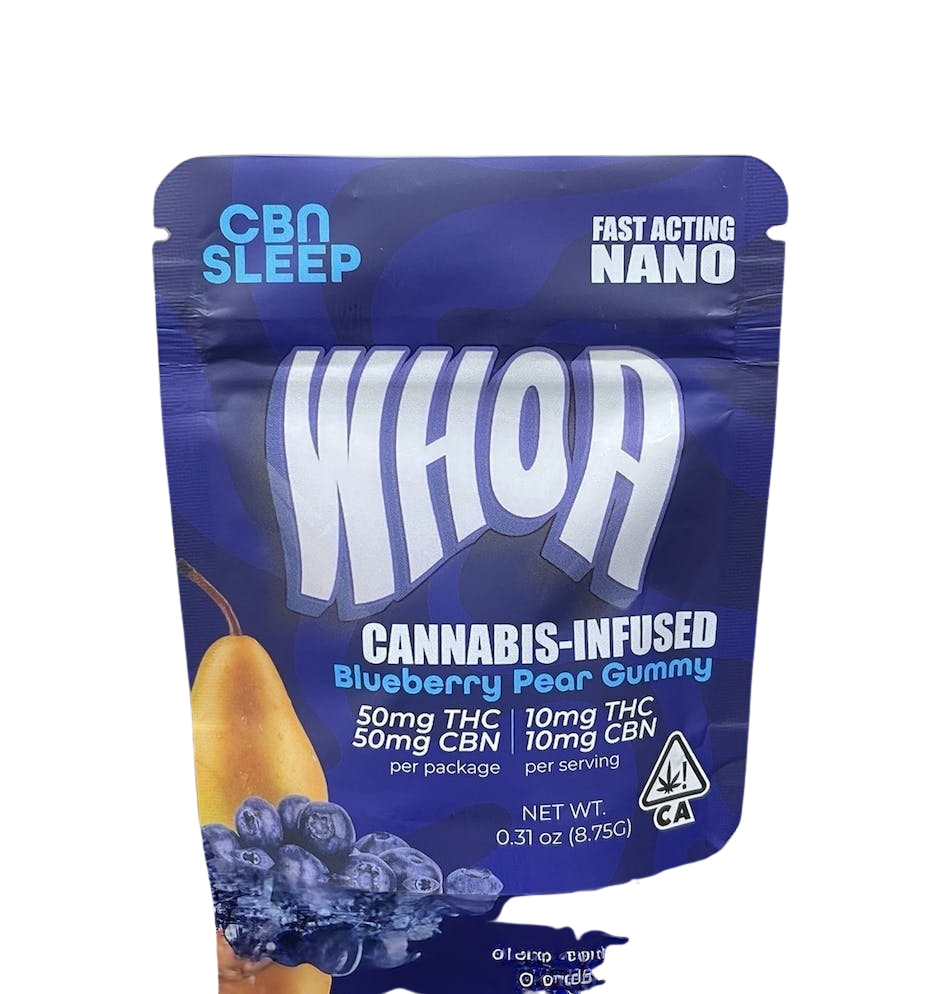 Whoa - Edibles - Sleep - Blueberry Pear Gummy - 1:1