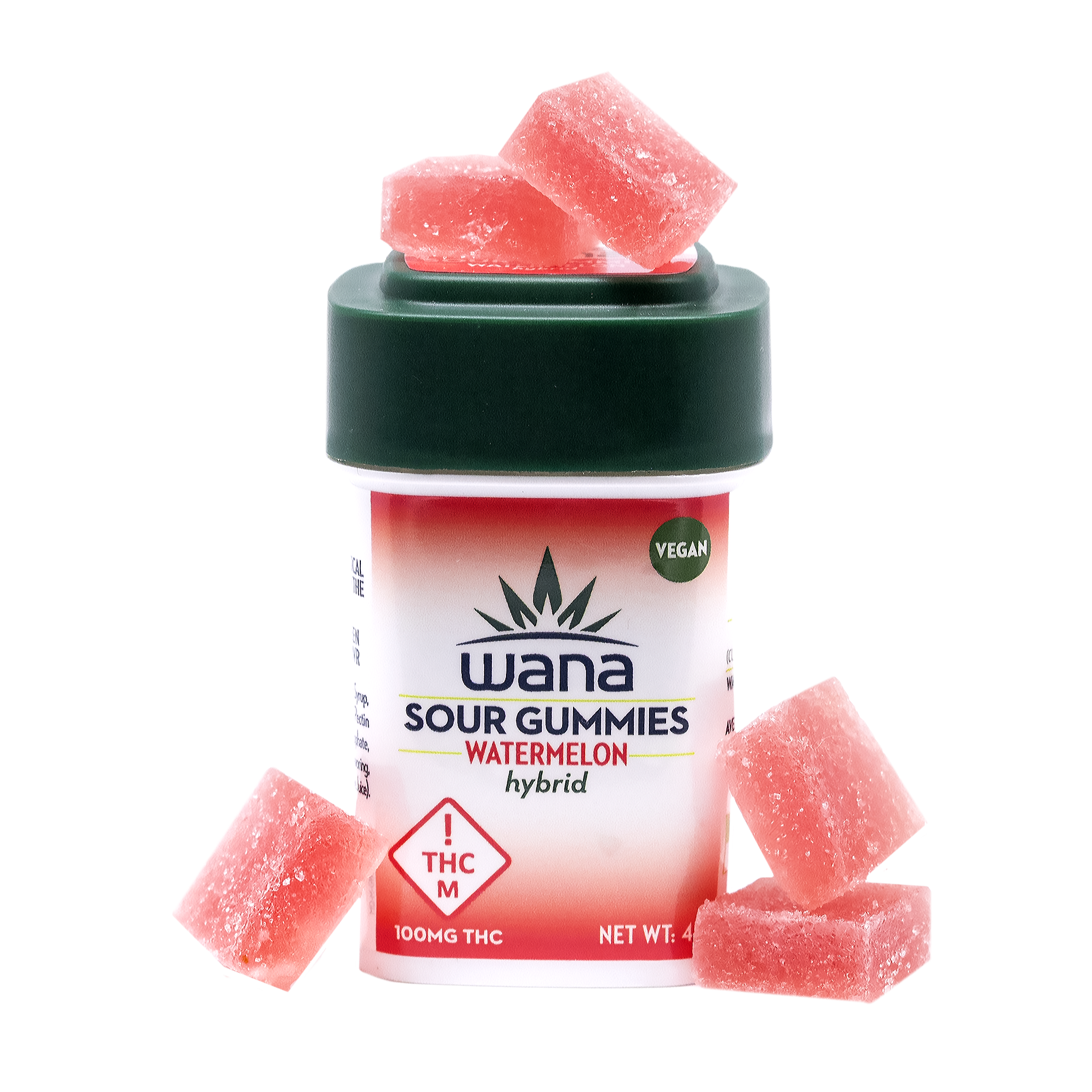 WANA SOUR GUMMY WATERMELON HYBRID 100MG