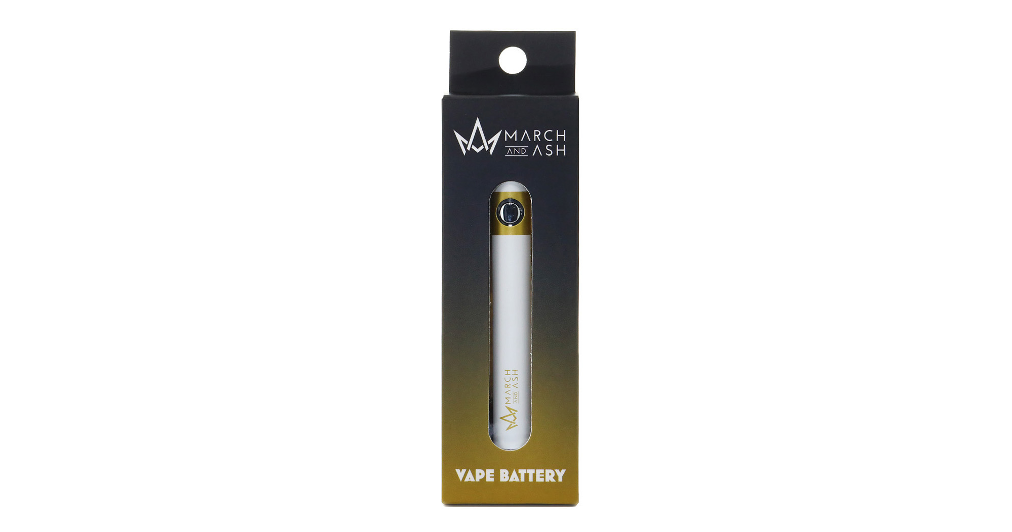 March and ash white and gold battery san diego vista imperial