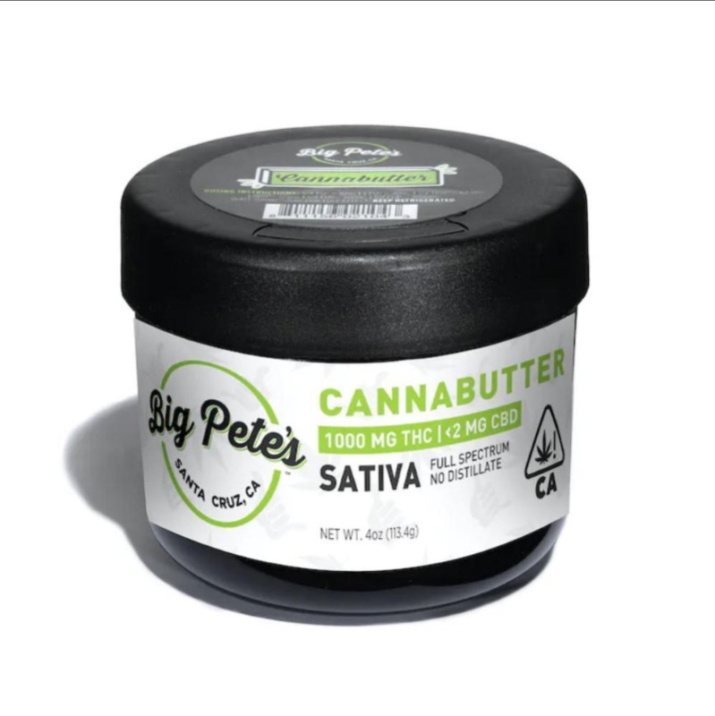 Big Pete's Sativa Cannabutter Jar 1000mg