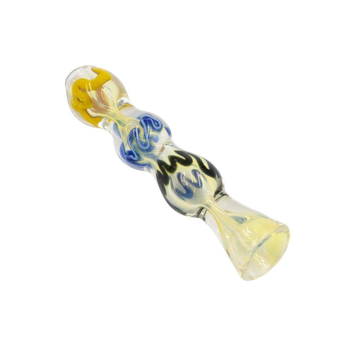 Glass - 4" Triple Bubble Fumed Chillum