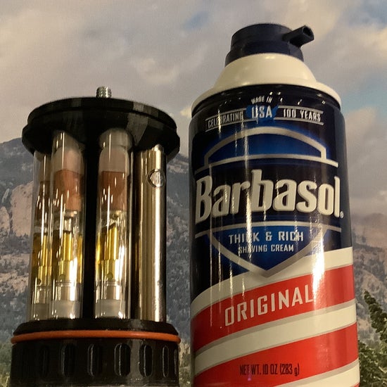 Barbasol Vape Cartridge Holder