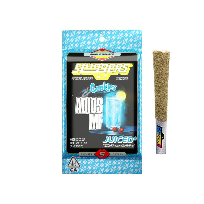 Sluggers Adios MF (I) Infused Preroll 5pk 3.5g