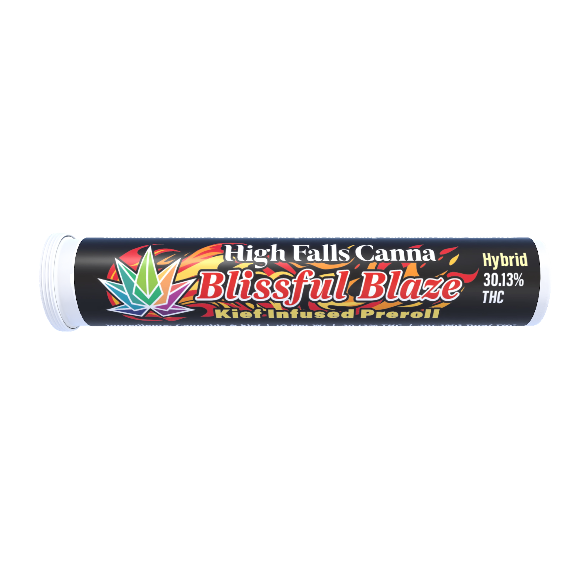 Blissful Blaze 1g Kief Infused Preroll | High Falls Canna