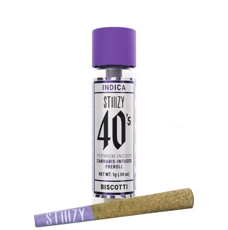 STIIIZY - 40's Preroll - Biscotti - 1 Gram