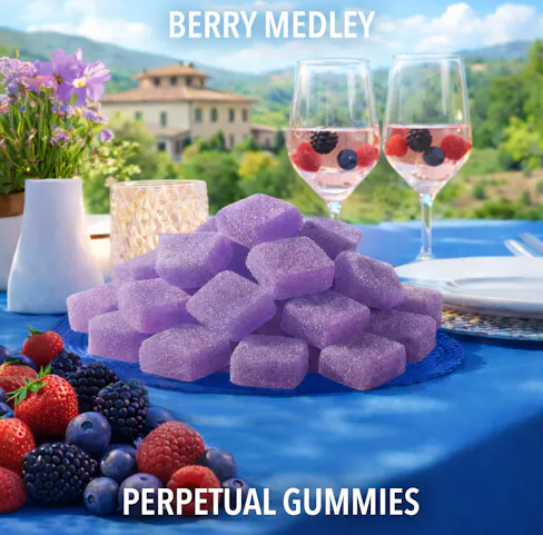Perpetual Berry Medley Gummies 100mg 20pk (V/GF)