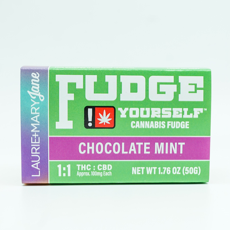 Laurie + Mary Jane 1:1 Chocolate Mint Fudge 100mg