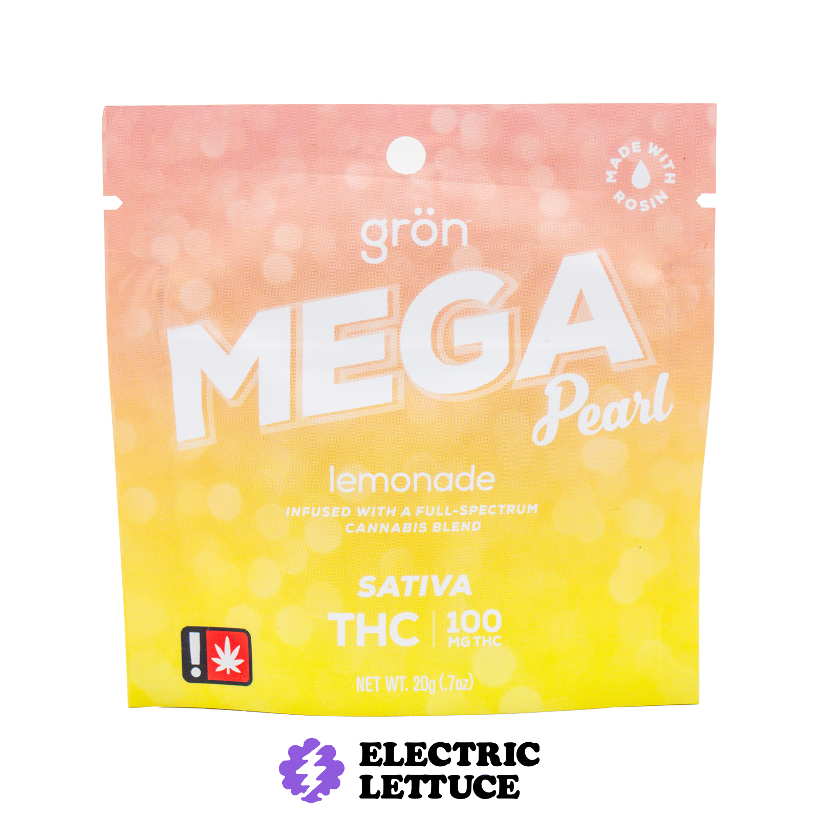 Gron Lemonade Mega Pearl 100mg