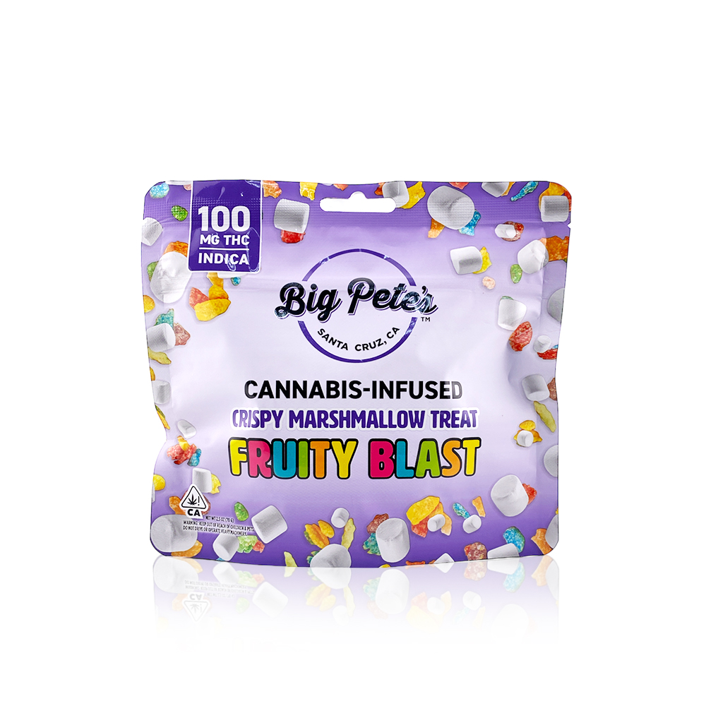 BIG PETE'S TREATS - Edible - Fruity Blast - Crispy Marshmallow Treat - 100MG