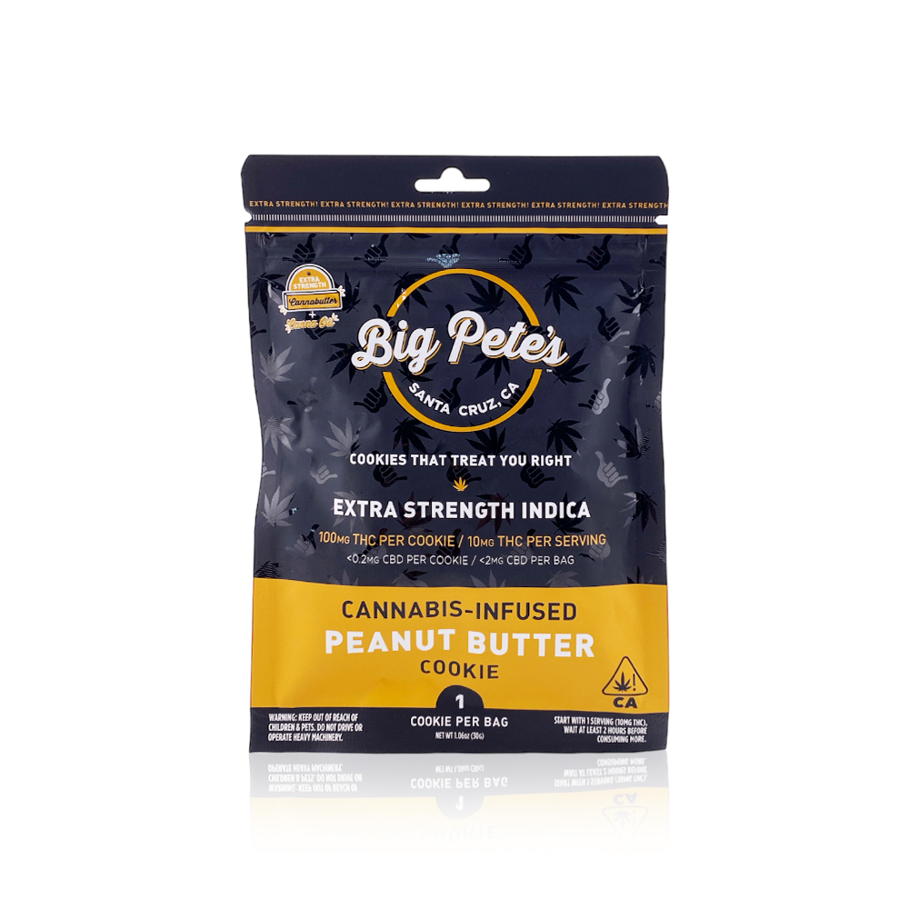 BIG PETE'S TREATS - Edible - Peanut Butter Cookie - Extra Strength - Indica - 100MG