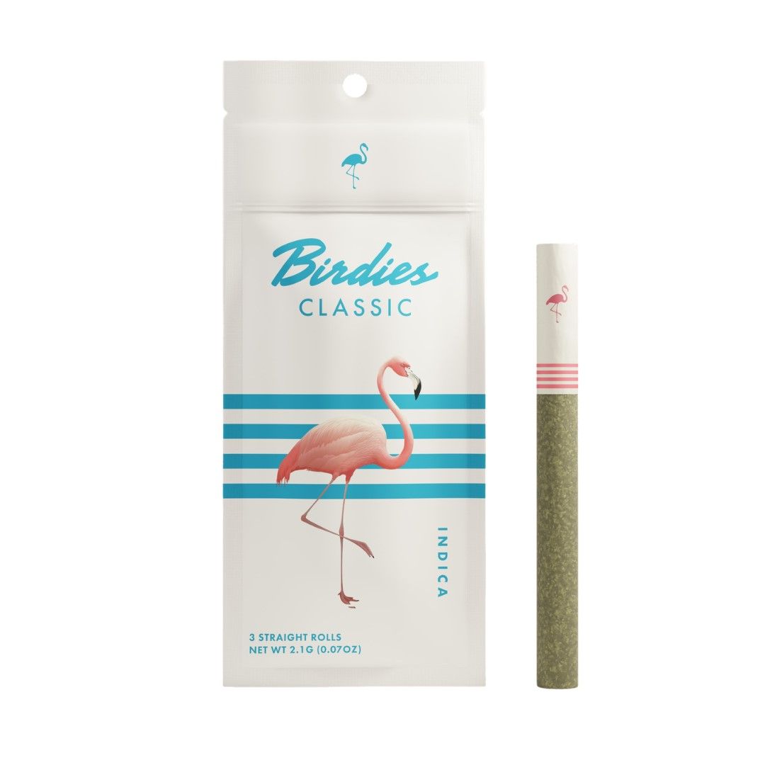 Birdies Classic Preroll 3pk 2.1g - Indica
