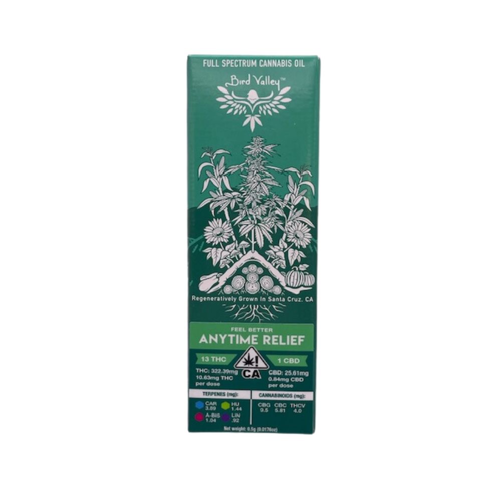 Bird Valley Organics: Anytime Relief Fso . - Bird Valley Organics