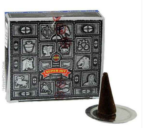 Nag Champa Black Super Hit Dhoop Cones