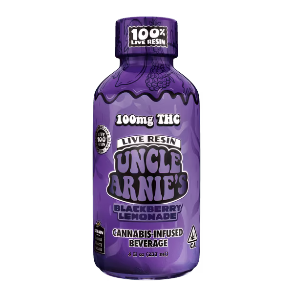 Uncle Arnie's | Live Resin Beverage | Blackberry Lemonade | 100mg