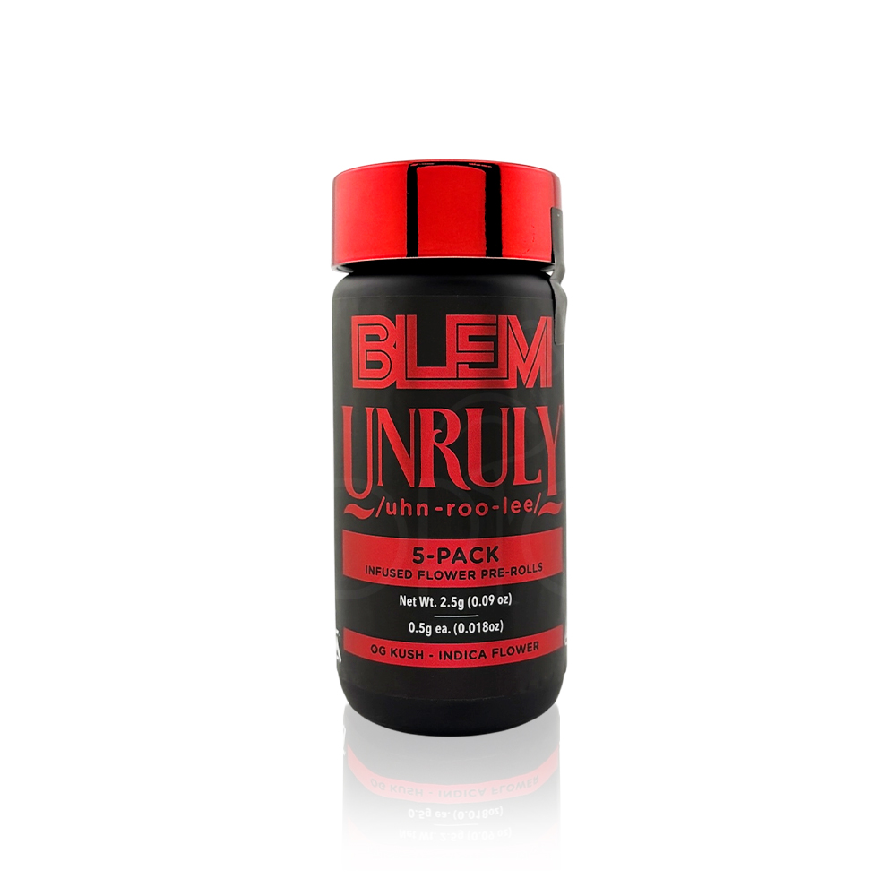 BLEM - Infused Preroll - Unruly OG - 5-Pack - 2.5G