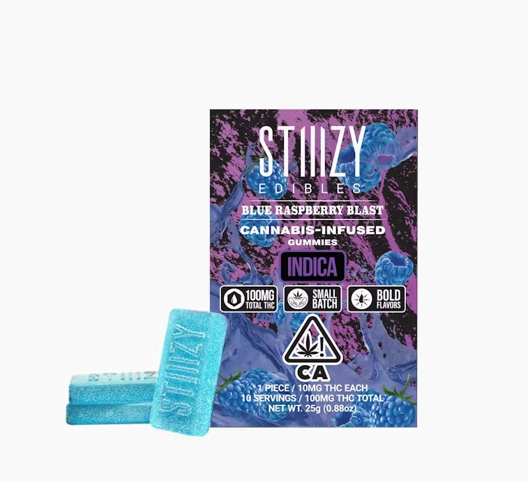 Blue Raspberry Blast Gummies 10-pack | 100mg