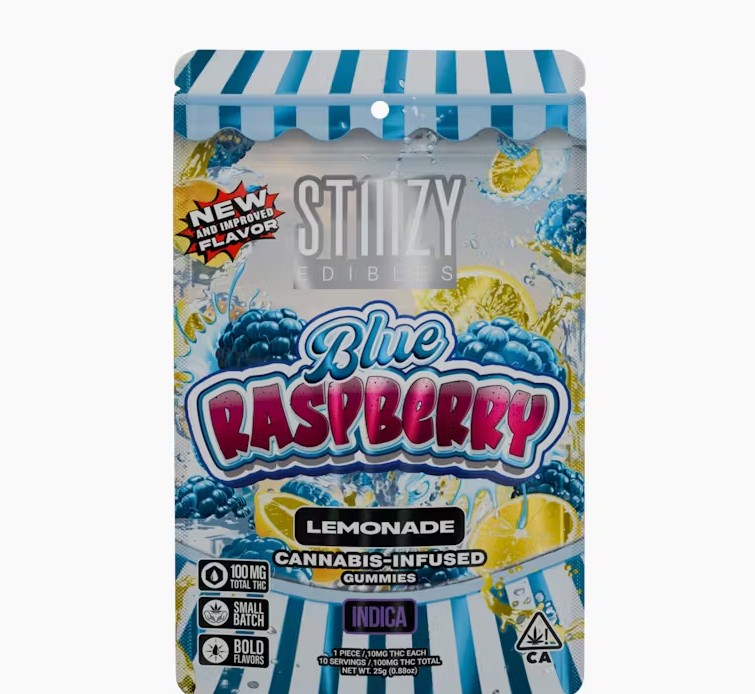 [STIIIZY] Gummies - 100mg - Blue Raspberry Lemonade