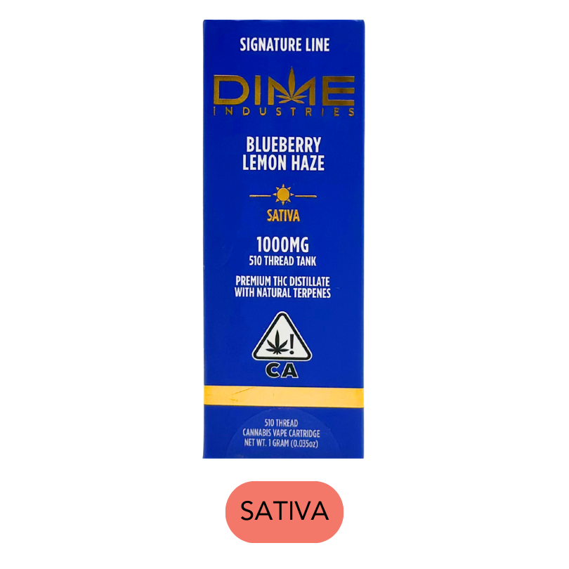 Dime Industries - Signature - Blueberry Lemon Haze - Vape Cart - 1.0g