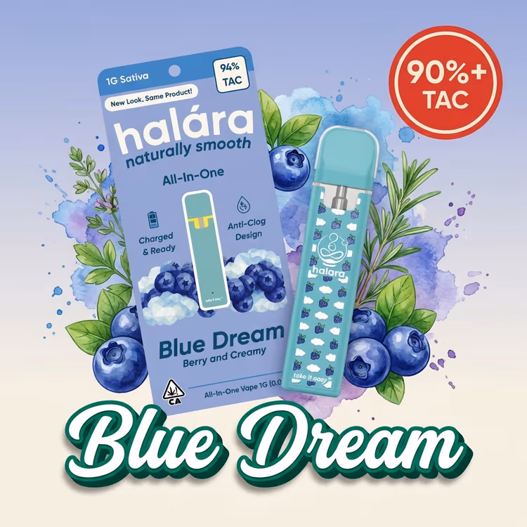 Halara High THC All-In-One 1g - Blue Dream (S)