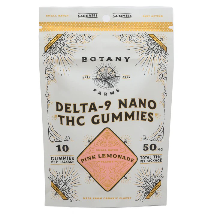 Botany Farms | Nano 5mg THC Gummies | Pink Lemonade