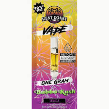 West Coast Treez Cartridge 1g - Bubba Kush (I)