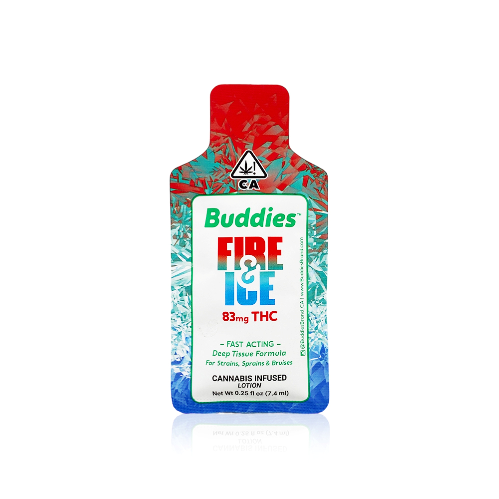 Buddies | Topical Satchel 83mg | Fire and Ice