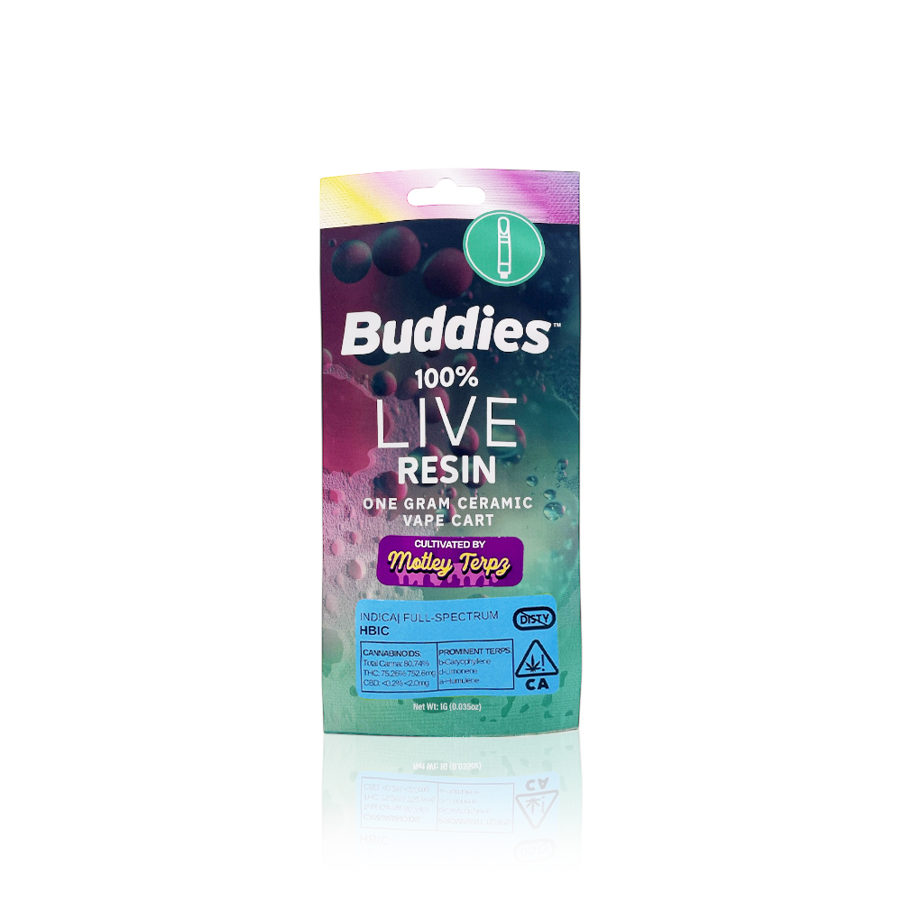 BUDDIES - Vape Pen - HBIC - Live Resin - 1G