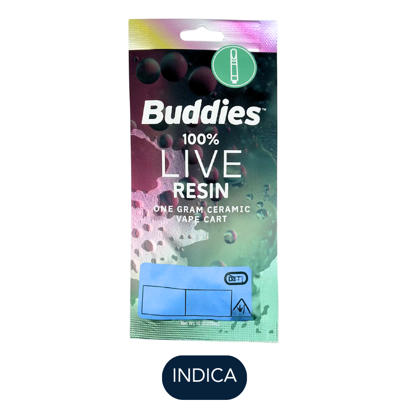 Buddies - Live Resin - Grape Lobster - Vape Cart - 1.0g