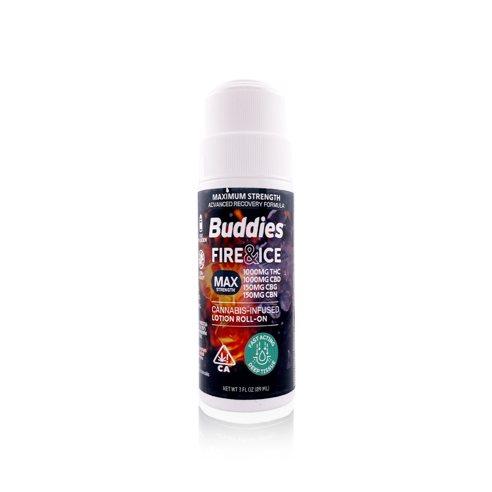 BUDDIES - Topical - Fire & Ice - Max Strength - Roll On - 1000MG