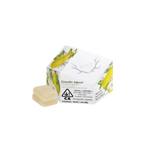 Wyld Pear CBG:THC 1:1 Gummies