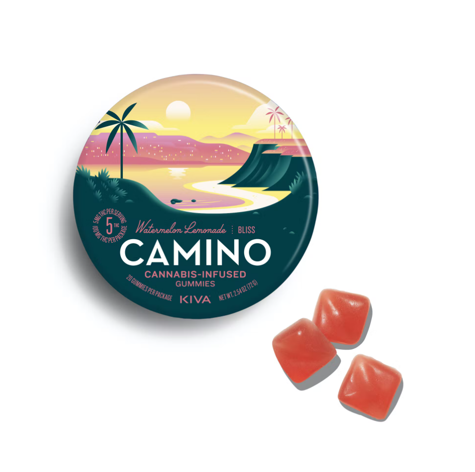Camino Watermelon Lemonade Gummies 100mg 20pk (GF/DF)