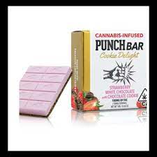 Strawberry White Chocolate Hash Bar-Punch