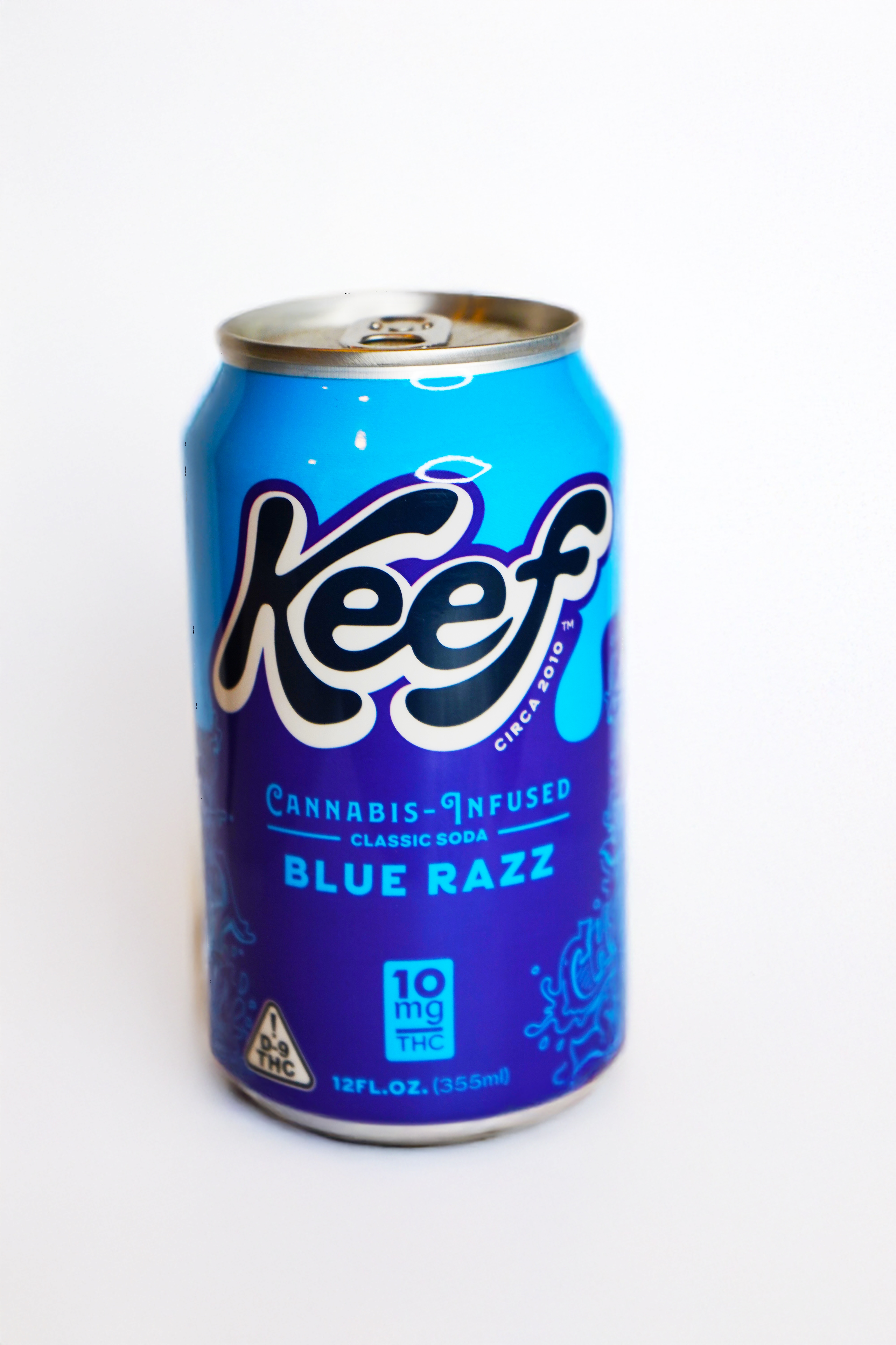 Keef | Blue Razz THC Soda | 10mg THC