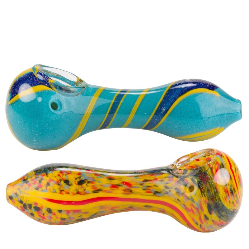 4.5" Glass Pipe Assorted Colors