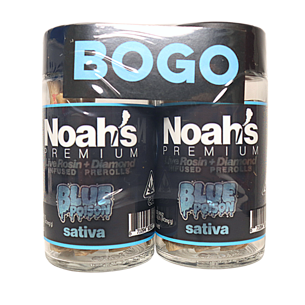 Noahs Premium Infused Preroll 10pk 5g - Blue Poison (S)