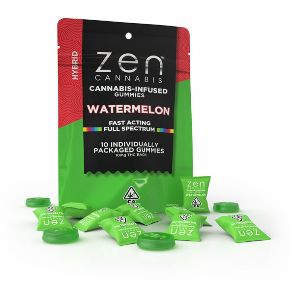 Zen - Edible: Watermelon (Gummy 10pk) - 100mg