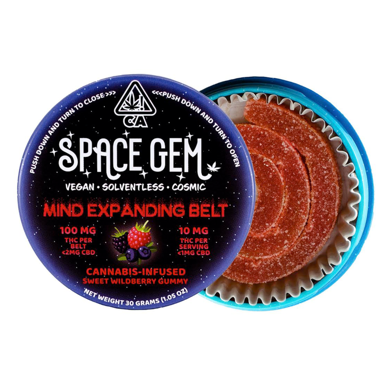 Space Gem - Mind Expanding Belt - Sweet Wildberry - 100mg