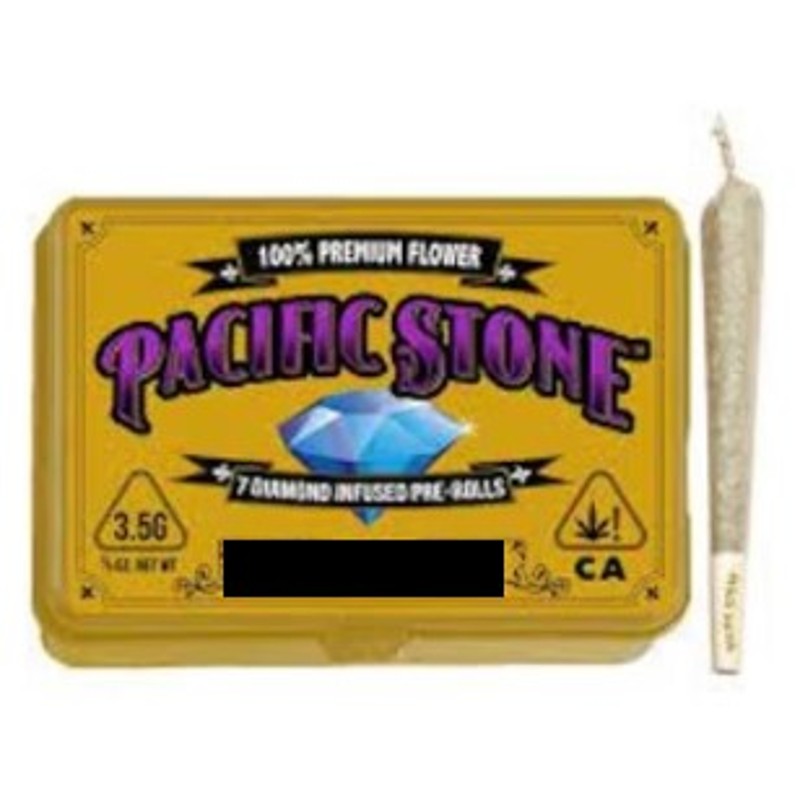 Pacific Stone - GMO - Diamond Infused (7pk) - 3.5 Grams