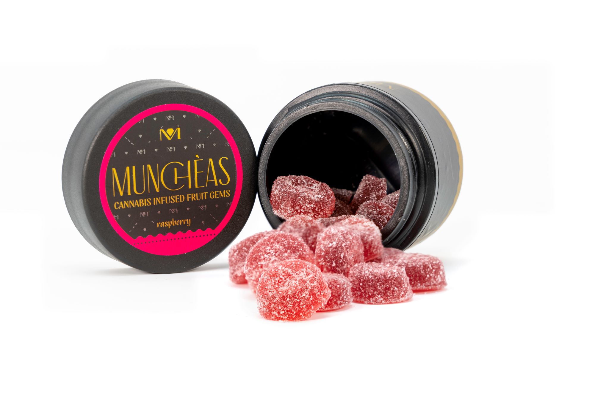 Raspberry Gummies | Muncheas | 100mg