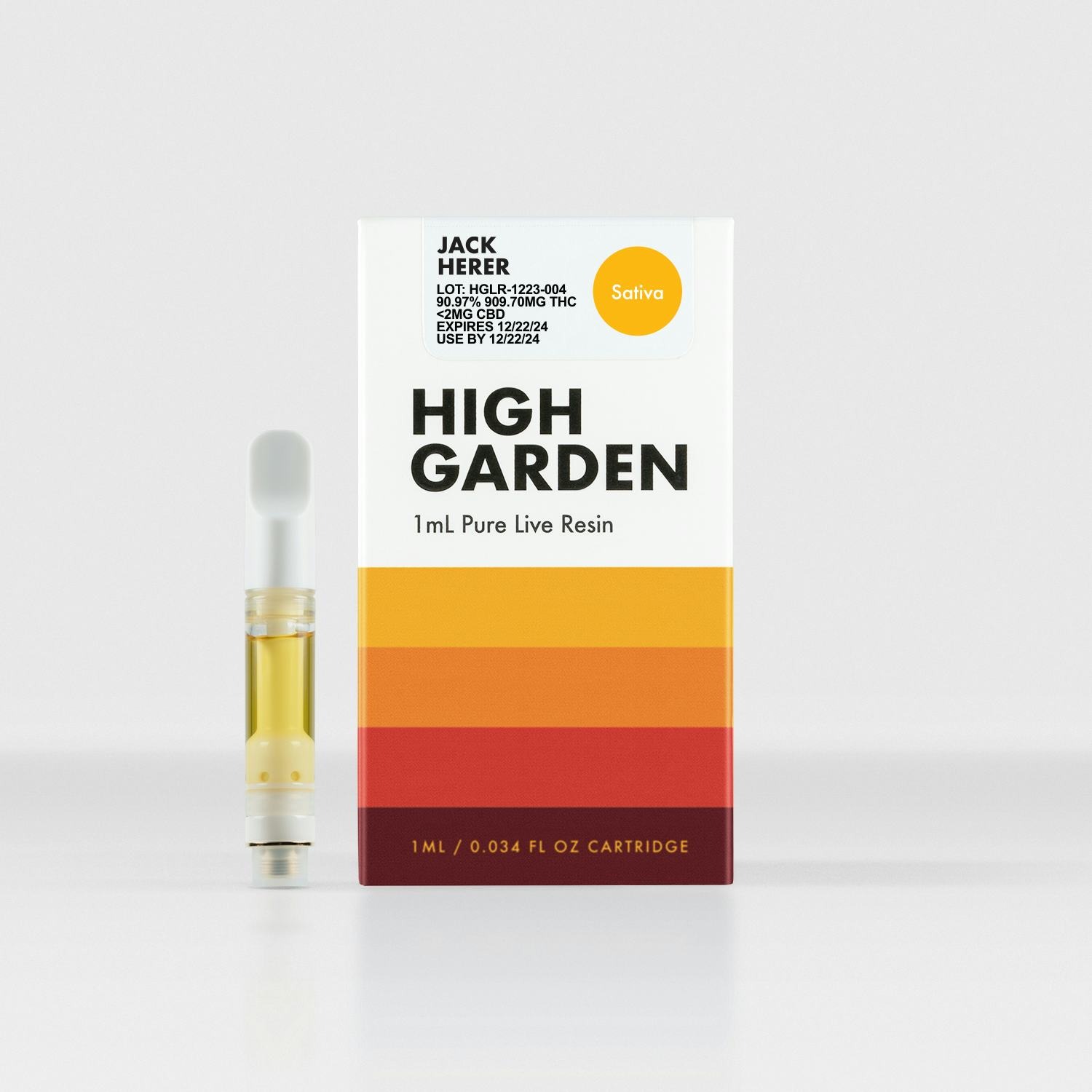 HIGH GARDEN | Jack Herer | 1G Cartridge