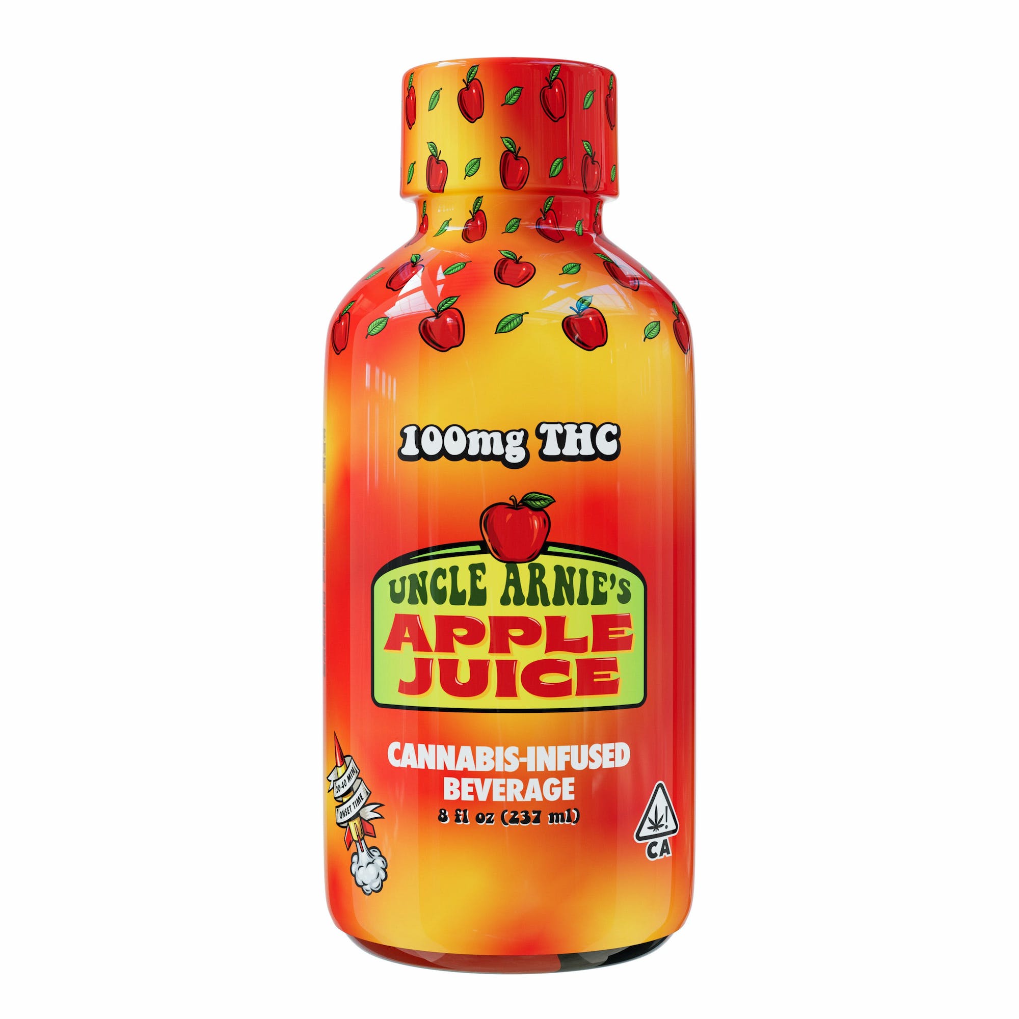 Smacking Apple (H) Cannabis Infused Beverage 100mg - Uncle Arnie's