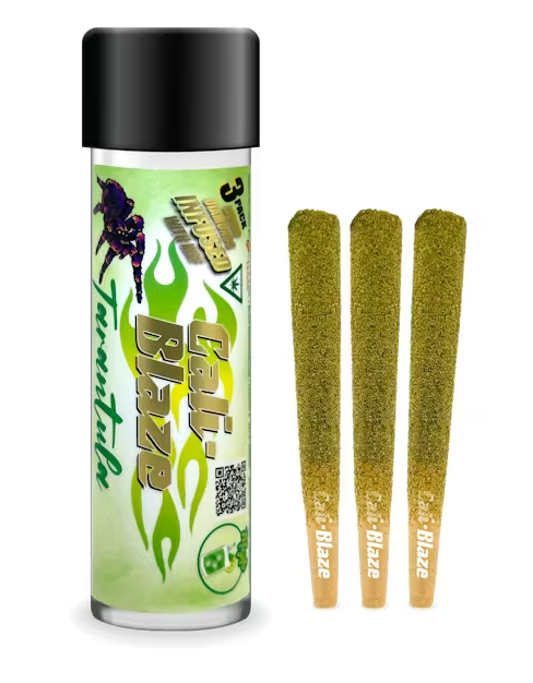 Cali Blaze Tarantula Mojito 1g 3pk Infused Preroll