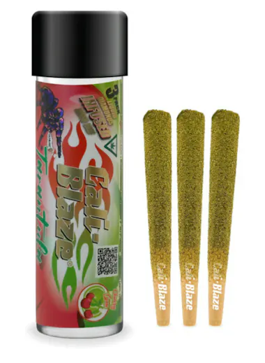 Cali Blaze Tarantula Cherry Lime 1g 3pk Infused Preroll