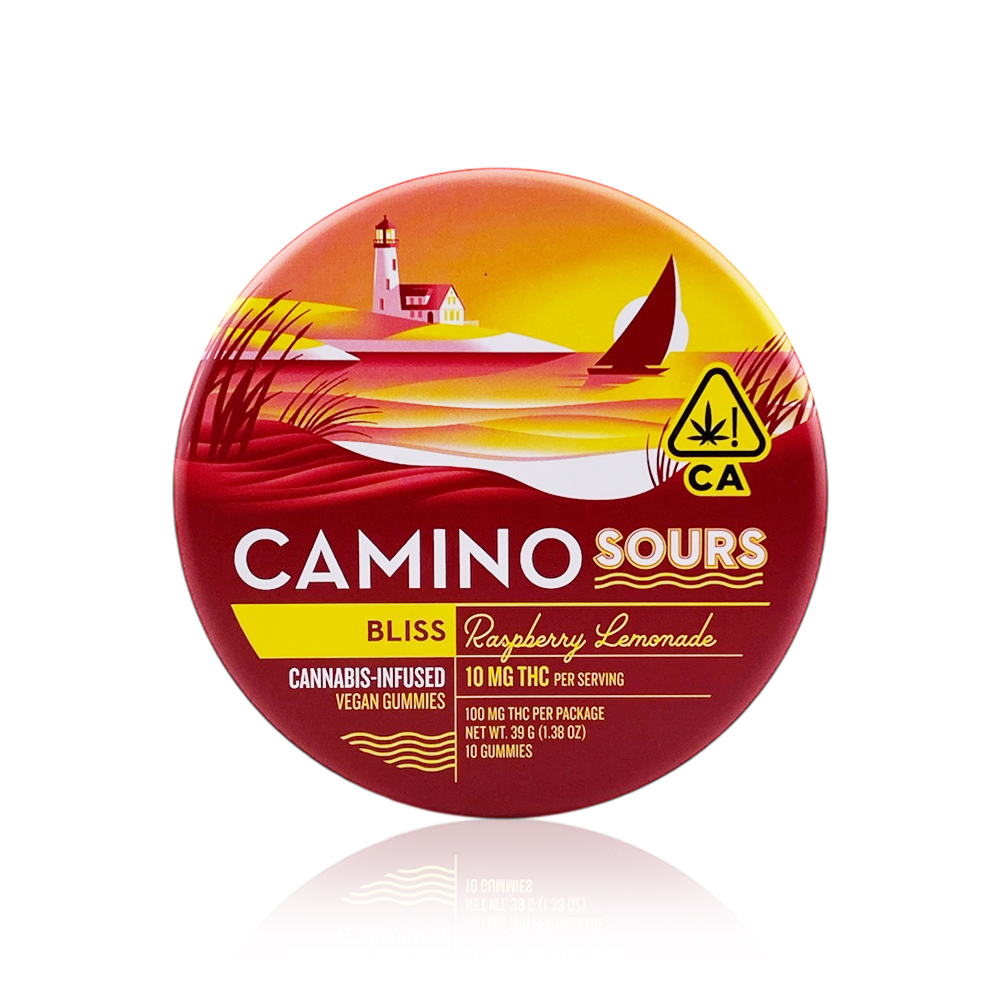 CAMINO - Edible - Raspberry Lemonade - Sour Gummies - 100MG